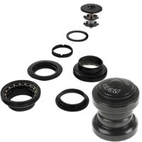 Steuersatz 1 1/8" Ahead, Stahl schwarz,...