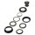 Steuersatz 1 1/8" Ahead Neco, semi-integrated schwarz, Messingschlager, 390319