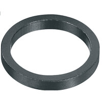 Spacer 1 1/8" - Humpert, Alu 5mm schwarz-sand,...