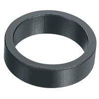 Spacer 1 1/8" - Humpert, Alu 10mm schwarz-sand,...
