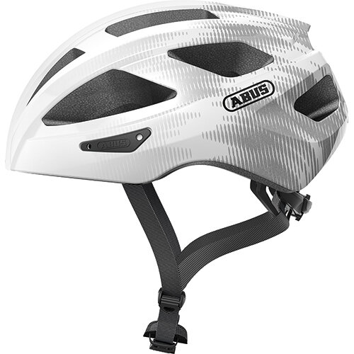 Macator weiß/silber, M= 52-58cm, Abus Helme, 87233