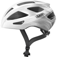 Macator weiß/silber, M= 52-58cm, Abus Helme, 87233