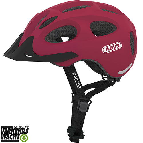 Youn-I Ace cherry red, L = 56-61cm, Abus Helme, 72617