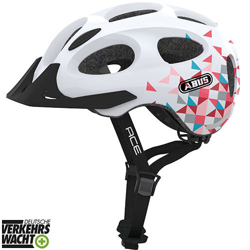 Youn-I Ace white prism, M = 52-57cm, Abus Helme, 72619