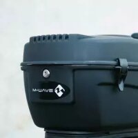 Fahrradkoffer M-Wave schwarz, , Messingschlager, 122460