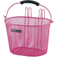 Kinderkorb für Lenker, engmaschig, rosa, Point,...