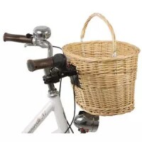 M-Wave BA-FW Clip Stem Weidenkorb , Rattanlook, braun, Messingschlager, 431570
