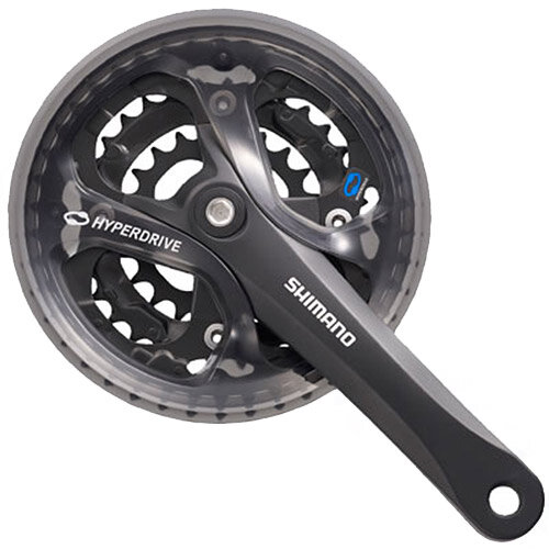 Kurbelsatz Shimano Acera FC-M361, 170mm, schwarz, 42-32-22 Zähne, 3x8fach, m.Schutz, Shimano, E-FCM361C222CL