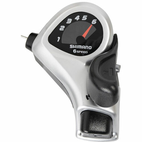 Daumenhebel Shimano Tourney SL-TX50 , silber, 6fach, rechts, Shimano, E-SLTX50R6AT