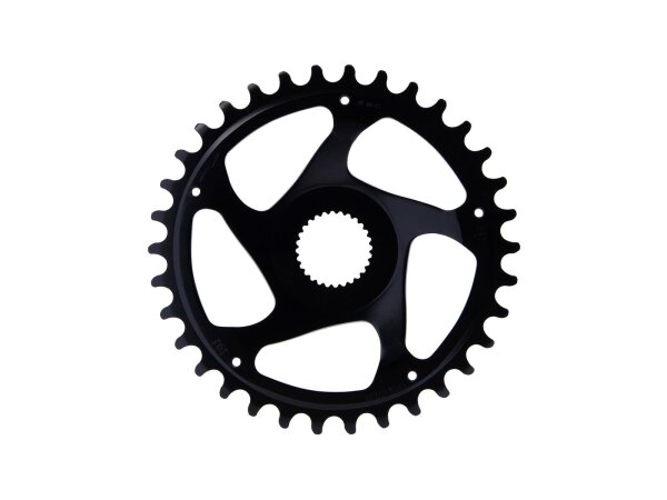 KMC Kettenblatt, CrMo, schwarz, 11/128", für Bos