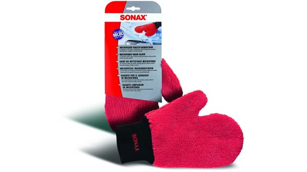 SONAX Microfaser-Waschhandschuh, Praktischer und