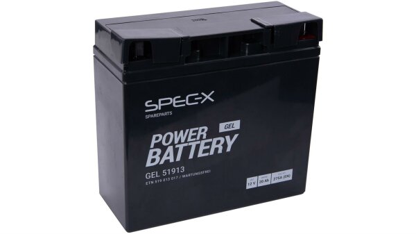 Batterie "51913", ETN: 519013017, SPEC-X, GEL, v