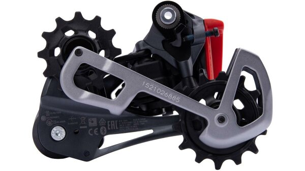 SRAM Schaltwerk "X01 Eagle AXS" 12-fach Käfig aus  lunar grau, ma