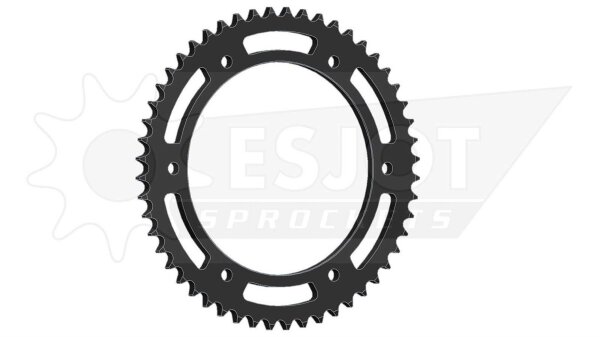 ESJOT Kettenrad "15063" 428, Stahl, silber 52 Zähne