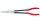 KNIPEX Flachzange Montierzange, schlanke, sehr lan Länge: 280 mm