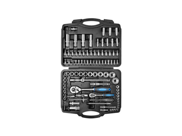 SW-STAHL Werkzeugkoffer, Bestückt, 1/4", 1/2", W