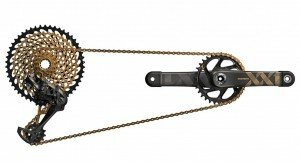 Schaltgruppenset Sram XX1 Eagle DUB B175 12-f,gold,DM,34 Z.X-Sync,Kette,XG-1299