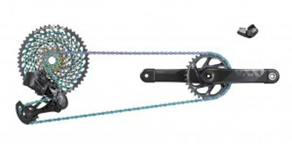 Schaltg-Set Sram XX1 Eagle AXS DUB B 175 12-f,TSH,SW/Ak,34Z,126Gl,XG-1299,10-50Z