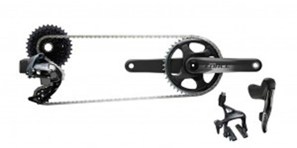 schaltgruppenset sram force e-tap axs 1x 1xd1,road,sw/akku,sh,ladegerät,guide