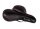 bequemsattel p&p küstentour 800 schwarz/rot, uni, 265x205mm, 474g
