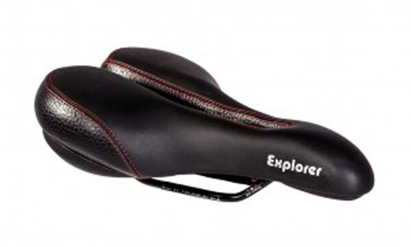 bequemsattel p&p explorer 810 schwarz, uni, 265x172mm, 422g