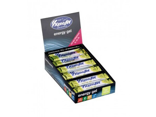 energy gel display xenofit 30 beutel á 25g, citrus