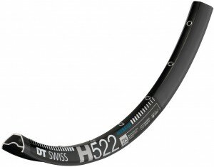 felge dt swiss h 522 27.5"/25mm schwarz 584-25, 32 loch