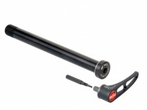 vr-steckachse dt swiss rws plug in alu, 15/110mm mit alu-hebel,ta boost mtb