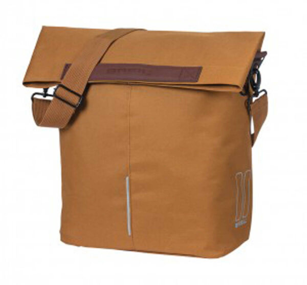shoppertasche basil city camel braun, hook on-system, 30x18x49cm