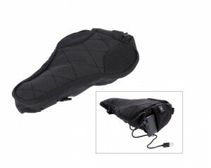 sattelüberzug easy rider beheizbar schwarz, 200x310x45mm, ca. 300g