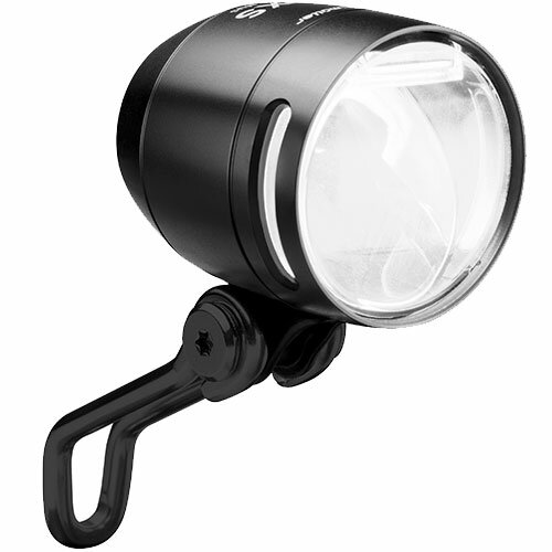 LED-Scheinw. b&m IQ-XS E-Bike High Beam 100/150 Lux m. Fernlicht  schwarz matt