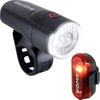 SIGMA SPORT Batterie-LED-Leuchten-Set "Aura 30 /...
