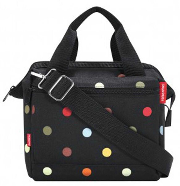 lenkertasche klickfix roomy dots, 24x22x13cm, ohne lenkeradapter