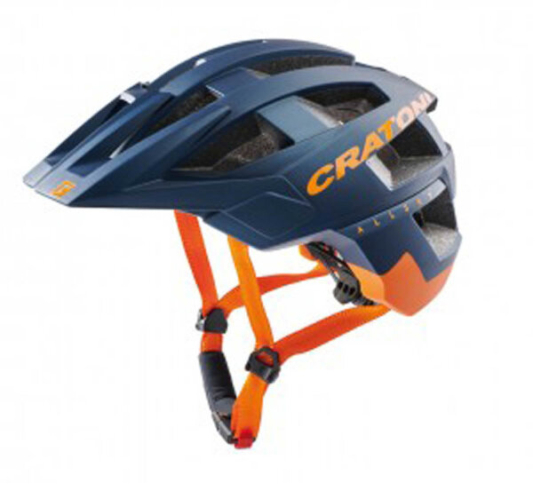 fahrradhelm cratoni allset (mtb) gr. m/l (58-61cm) blau/orange matt