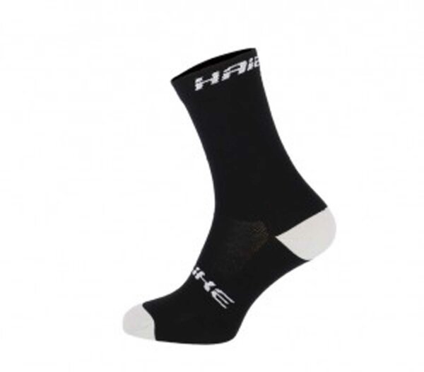 socke haibike lee schwarz/beige/weiß, größe 43 - 46