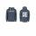 hoodie haibike unisex eperformance blau melange, gr. xxl
