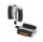 XLC City-/Comfort-Pedal PD-C21 Aluminium, Sandblock, silber/schwarz
