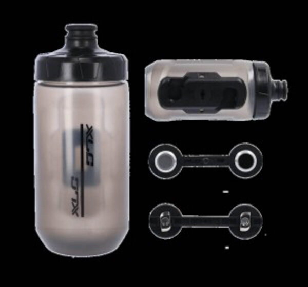 XLC MRS MY 21 Trinkflaschen Set MR-S12 450ml,transparent,inkl Fidlock Adapter