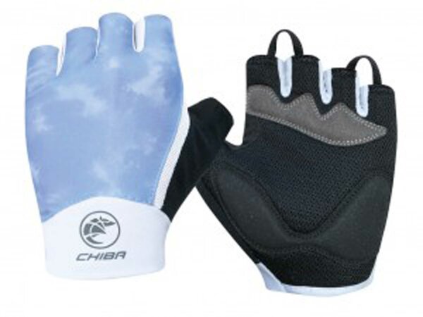 handschuh chiba lady tie dye gr. l / 9, hellblau