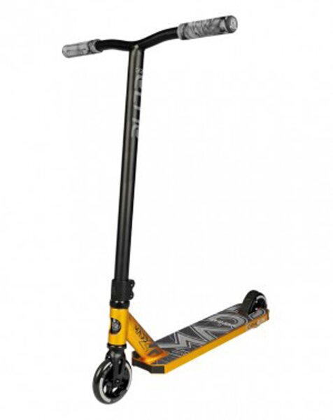stuntscooter madd carve elite gold/schwarz rolle 110mm