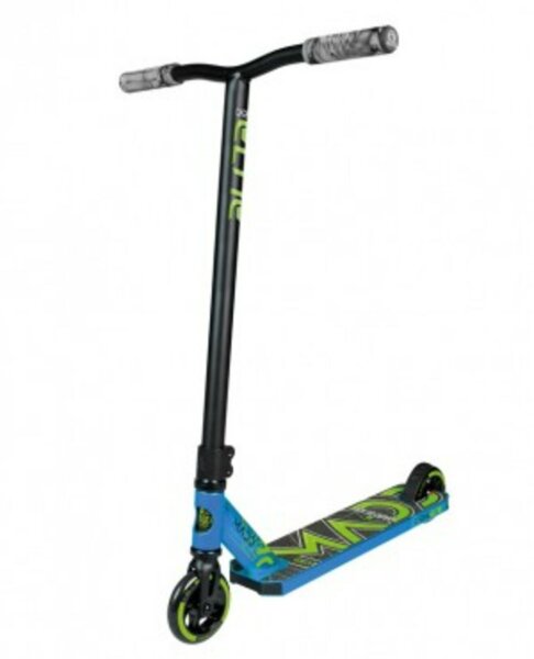 stuntscooter madd carve elite blau/grün rolle 110mm