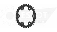 ESJOT Kettenrad "35066" 530, Stahl, schwarz 36...