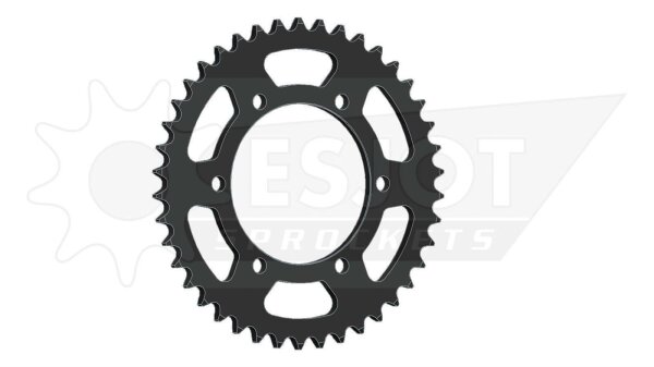 ESJOT Kettenrad "29038" 525, Stahl, schwarz 42 Zähne
