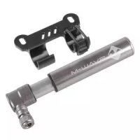 M-WAVE Minipumpe "Air Midget" Max. 6,2 bar / 90 ps silber
