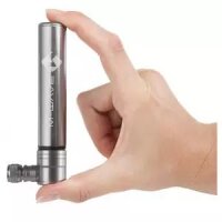 M-WAVE Minipumpe "Air Midget" Max. 6,2 bar / 90 ps silber