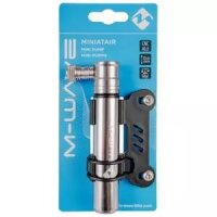 M-WAVE Minipumpe "Air Midget" Max. 6,2 bar / 90 ps silber