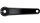 SHIMANO Kurbelarmsatz "STEPS FC-E6100" 1-fach, Alu schwarz