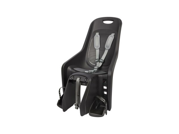 POLISPORT Kindersitz "Bubbly Maxi CFS" Gepäckträge Schale: schwar