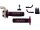 DOMINO Gasgriffarmatur "KRE03" Offroad Racing Kurz gold, inkl. Gr