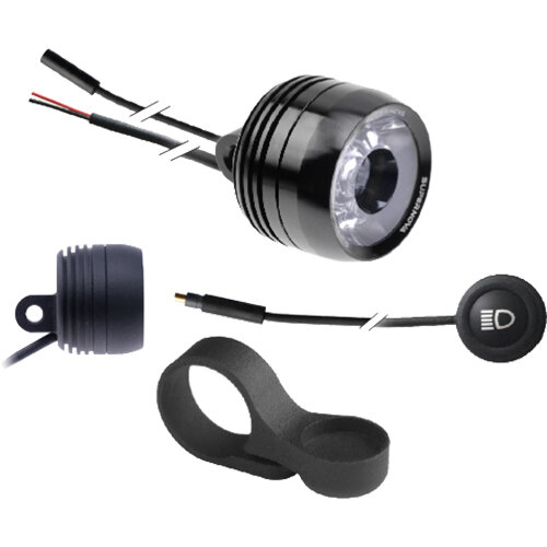 SUPERNOVA LED-Scheinwerfer "Mini 2 Pro" 160 Lux /  schwarz polier